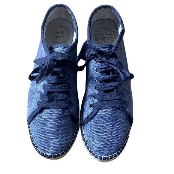 Toni Pons Origens Blue Espadrille platform Sneakers size 40 eu 9 us - Picture 2 of 6
